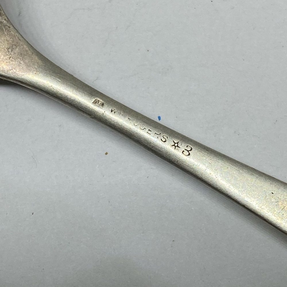 Antique Decorative Silver Serving Spoon​ - Picture 3 of 10
